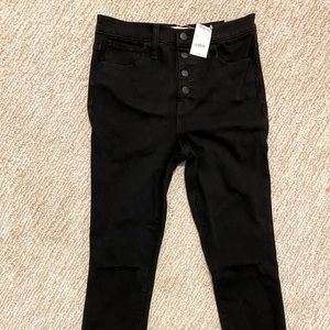 High waist Madewell jeggins